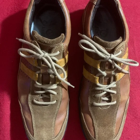 Cole Haan brown leather suede men’s sneakers - Picture 1 of 7